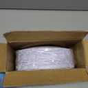 DaYammi 36PCS White Plastic Plates, Heavy Duty White Disposable Premium 7.5inch Dessert Cake Salad Appetizer Plates Hard Plastic Platos Disposable for Party Wedding