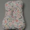 Soft Hypoallergenic Baby Head & Neck Support Organic Cotton Cover Machine Washable (Bambi Pink)