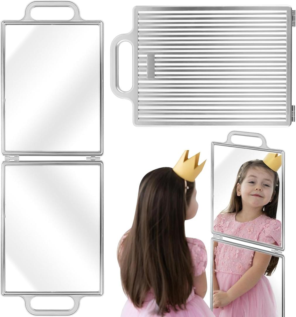 Backstage Hanging Mirror 25"" x 11.4"" Inches for Dance Bag, White