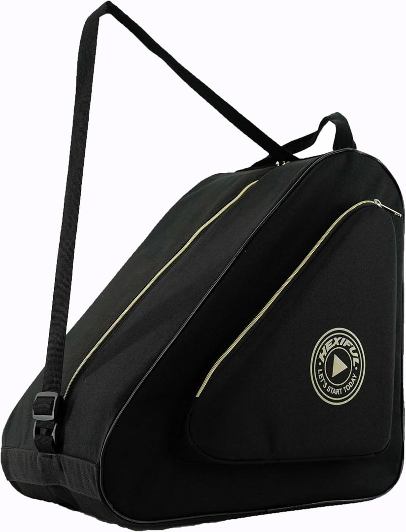 HEXIFUL Skate Bag for Ice, Inline, Roller & Quad Skates - Kids & Adults