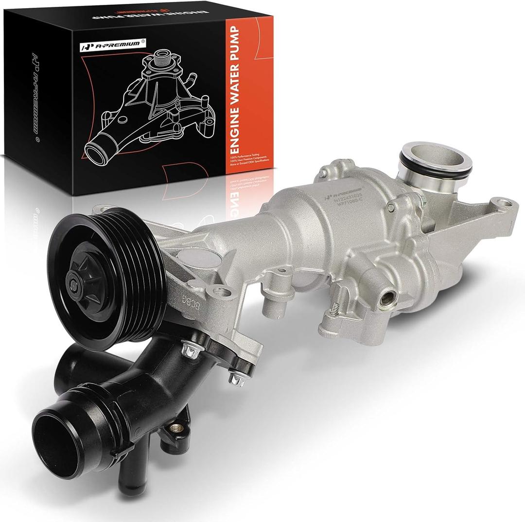A-Premium Engine Water Pump Compatible with Mercedes-Benz C300 15-18, E300 17-19, GLC300 16-19, GLC350e 18-20, SLK300 16, SLC300 17-20, Sprinter 1500 2500 19-23 & Freightliner Sprinter 1500 2500