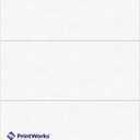 PrintWorks Professional 3 Part Perforated Paper 8.5 x 11 - Perfect for W-2, 1099, & Statement Use - Made in the USA - 500 Sheets - 20 lb - Printer Compatible - White (04120)