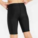 DEVOROPA Boys Swim Jammers Youth Competitive Swim Team Trunks Racing Swimsuit Athletic Swimming Shorts Slim/Standard/Husky (Black, XS)