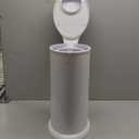 Ubbi Steel Diaper Pail, Odor Locking, No Special Bag Required, Award-Winning, Registry Must-Have, White
