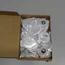 Self Adhesive Caster Wheels for Furniture,Storage Box,Trash Can,PC Stainless Steel Universal Pulley 360 Degree Rotating Adhesive Caster Wheels 1 Inch Low Profile Swivel Wheels White 8 Pack