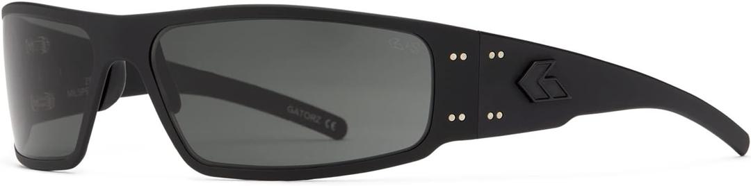 Gatorz Magnum ANSI Z87+/MILSPEC Ballistic Sunglass - Made in the USA (Black Frame With Black Logo - Smoke Ansi Z87.1 Milspec Ballistic) Gatorz Magnum ANSI Z87+/MILSPEC Ballistic Sunglass - Made in the USA (Black Frame With Black Logo - Smoke Ansi Z87.1 Milspec Ballistic)