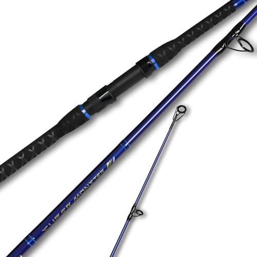 Fiblink Surf Spinning Fishing Rod Carbon Fiber Travel Fishing Rod(11-Feet & 12-Feet & 13-Feet & 15-Feet) (13 Feet - 2 Piece)