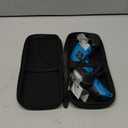 VLOXO Cordless Electric Scissors Super Scissors with 2 Type Blades Rechargeable Cardboard Cutter Powerful Cutting Tool for Fabric Cardboard Carpet Leather Felt Blue CS4001