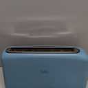 bella 2 Slice Slim Toaster, Fitsanywhere™ Kitchenware, 6 Setting Shade Control with Reheat & Cancel Buttons, Fits Sourdough, 10” Long Slot, Anti Jam & Auto Shutoff, 900 Watt, Surf