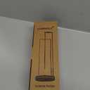 Incense Holder for Sticks, Anti-Ash Flying Incense Burner with 30 Incense Sticks, Detachable Glass Ash Catcher (Wood, Brown)