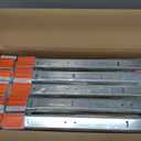 homdiy 10 Pcs 20 Inch Heavy Duty Center Mount Drawer Slides for Cabinet and Dresser Bottom Mount Drawer Slides 3/ 4 Extension Glide Track