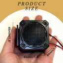 Model Sound Unit RC Engine Sound Simulator, RC Sound Kit with Multi Engine Effects, AUX Control, Voice Prompt, Sound Effects Spare Parts Accessories for RC Vehicles