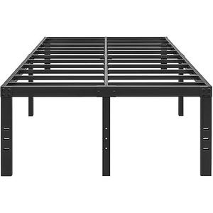 20 Inch King Size Bed Frame, No Box Spring Needed, Heavy Duty Black Metal Platform Mattress Foundation with Steel Slats, Non-Slip Noise Free Easy Assembly, Large Storage ‎79.5 x 75.5 x 20 inches 20 Inch King Size Bed Frame, No Box Spring Needed, Heavy Duty Black Metal Platform Mattress Foundation with Steel Slats, Non-Slip Noise Free Easy Assembly, Large Storage ‎79.5 x 75.5 x 20 inches