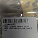 Hybrid & Company Women's Butt Lift Stretch Denim Jeans (Khaki)