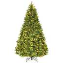  8-ft Pre-lit Artificial Christmas Tree with White LED Lights