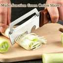 3 x Multi-Functional Vegetable Peeler for Kitchen with Wooden Handle and Bottle Opener, 3 in 1 Stainless Steel Green Onion Slicer Kitchen Tool for Fruit Potato Pumpkin Apple carrot Papaya, Non-Slip Handle