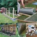 1/2inch Galvanized Hardware Cloth 36" x 100' 19 Gauge Hot-Dip Galvanized After Welding Chicken Wire Raised Garden Bed Plant Supports Poultry Netting Chicken Wire Fence Wire Mesh Roll, 1/2in 36in x 100ft 19Gauge