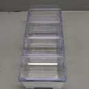 Lifewit Ice Chilled Condiment Caddy with 4 Containers(2.5 cup), Condiment Server with Separate Lids, Serving Tray Platter with Removable Dishes for Bar Accessories, Fruit, Salad, Taco, Party Garnish