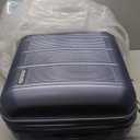 American Tourister Stratum 2.0 Expandable Hardside Luggage with Spinner Wheels, Slate Blue, Carry-on