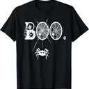 Boo Spiders Tshirt Creepy Halloween Spiders Costume Gift T-Shirt L