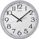 Seiko 12 Inch Easy Read Numerals Wall Clock with Quiet Sweep Second Hand