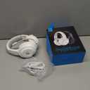 COOLV Wireless Gaming Headset for PS5/PS4,PC, 2.4GHz&Bluetooth 5.3 Gaming Headphones with Noise Canceling Mic, 20ms Low-Latency, 50+Hr Battery, Type-C- White