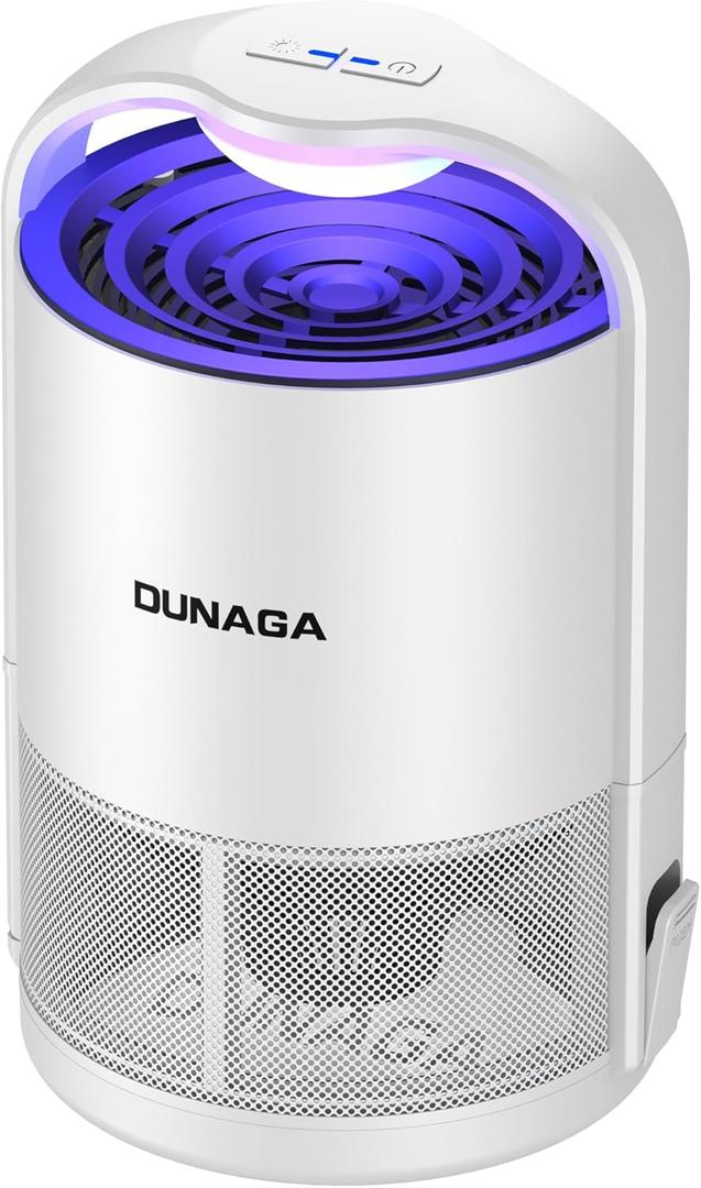 Fly Traps, Fruit Fly Trap Indoor, Gnat Traps, Bug Zapper Indoor, Mosquito Traps with 10 Sticky Glue Boards, White