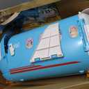 Bluey 3-in-1 Transforming Airplane Toys for Kids Playset, Turns into Resort & Boat, Airplane Toys for Kids 5-8 Includes Exclusive Captain Figure