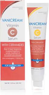 Vanicream Vitamin C Serum, 1.2 Fl Oz, Formulated without Common Irritants for Sensitive Skin, Milky and Lightweight Brightening Serum, Hydrates & Boosts Glow, DermatologistTested