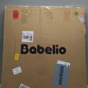 Babelio Baby Gate for Stairs, Kitchen & Doorways, 26-43" W 28" H No Bottom Bar| Easy Installation| One-Handed Operation| Auto-Close| Hardware Mount (Drill Needed) Safety Dog/Pet Gate Indoor (Grey)