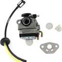 HURI Carburetor for Troy-Bilt TB26TB TB475SS TB525CS TB415CS TB146EC Ryobi 41AN650G034 41AD890A734 Yardman YM26BC YM26SS YM28BC