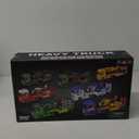 Dwi Dowellin Toddler Boy Toys for 3 4 5 6 Year Old, 25" Semi Truck Toy with Racing Car and Helicopter - Police Toys,Birthday Gifts for Kids Child 2 3 4 5 6 Years Old