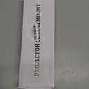 DAWASAPAT Adjustable Projector Ceiling/Wall Mount - 3-in-1 Universal Bracket for Projector Mounting, Universal Height Adjustable Mount Holder with Extension Pole (White)