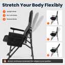 Overmont Camping Chair with Lumbar Support for Adults - Oversized with High Back Supports 450 LBS - Heavy Duty Folding Chair Portable for Outdoor Lawn Patio Balcony with Patent No.: US D1.028.543 S