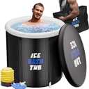 Cold Plunge Tub, Ice Bath Tub with Water Chiller,95 Gal Portable Athletes InflatableBath Tubs for Recovery and Cold Water Therapy with Carry Bag