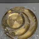 QTLCOHD 2Pcs 3 Tier Stainless Steel Cupcake Stand - Gold Tiered Dessert Stand for Wedding & Birthday Party