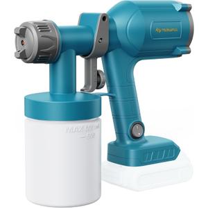 Tilswall Ultra-Light Cordless Paint Sprayer Compatible with Dewalt 20V Battery (Battery Not Included), Portable Spray Paint Gun with 20 oz Container, 3 Spray Modes for House Painting Fence Wall Wood