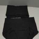 MISSWHO Womens High Waisted Cotton Underwear Soft Briefs Full Coverage Comfy Ladies tagless Panties, Large