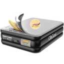 Amazon.com: OhGeni 18" Luxury Air Mattress Queen with Built-in Pump, Silk Foam Topper Inflatable Bed for Superior Comfort, Premium Blow-Up Mattress for Home & Guest, Easy Setup, Extra Support, Black : Home & Kitchen