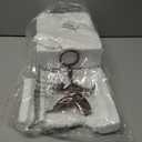 Topadorn Rain Gauge Outdoor, Accurate Glass Tube with Metal Stand, 7 inch Hummingbird Rain Gauge for Lawn, Deck, Yard and Garden