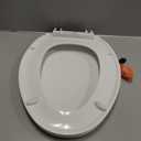 KOHLER 20110-0 Brevia, Slow Close Toilet Seat, Elongated Toilet Seat, Grip-Tight Bumpers Quick-Attach Hardware, White