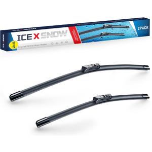 24"+18" Windshield Wiper Blades Replacement for Mazda CX-5 CX-9 2023 2022 2021 2020 2019 2018 2017 Mazda6 2021-2018 Original Factory Quality Windshield Wiper Blades (Top Lock,Set of 2)
