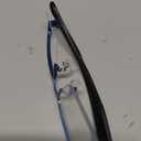 Cyxus Blue Light Glasses Men Computer Glasses Semi Rim Eyewear Ultralight UV Blocking Glasses for Relieve Digital Eye Strain, Dry Eyes, Headaches, and Blurry Vision (01-black Blue-8001 Metal Frame)