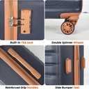 Travelhouse 10-Piece Hardshell Luggage Set with Spinner Wheels & TSA Lock