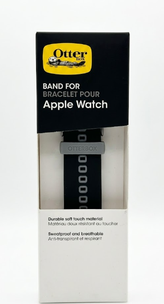OtterBox Watch Band Apple 44 45 46mm Autobahn Black Sport Strap