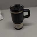 STANLEY Quencher ProTour Flip Straw Tumbler with Leakproof Lid | Built-In Straw & Handle | Cupholder Compatible for Travel | Insulated Stainless Steel Cup | BPA-Free (20 Ounces, Black Fade)