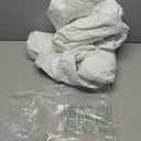 Crib Mattress Protector Sheets Waterproof 2 Pack, Quilted Crib Mattress Pad Cover Fitted Fits for Toddler Bed Mattress, White, 52 x 28