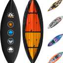 Zettum Kayak Cover 15 FT - 600D Canoe Cover for Outdoor Storage, Heavy Duty & Waterproof, Fade-Resistant Kayak Accessory for Canoe, Paddle Board, SUP, Boat, and Kayaks