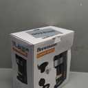 Brewmann Single Serve Hot & Iced Coffee Maker, for K Cup Pod and Grounds, 6 to 24oz Brew Size, Slim Compact for Small Spaces, Descaling Reminder, with Reusable Filters, Black