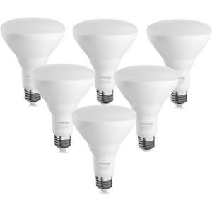 Dimmable LED Bulbs,BR30 Flood Light Bulbs, CRI80 8.5W Equivalent 65W 2700K Soft White 700 Lumens, 25000 Lifetime Hours Recessed Light Bulbs, E26 Base LED Can Light Bulbs, 6 Pack
